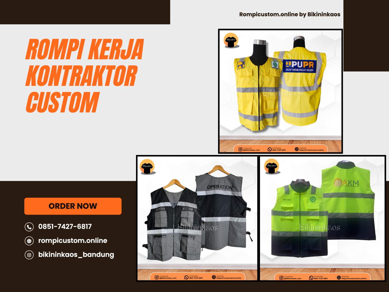 rompi kerja kontraktor