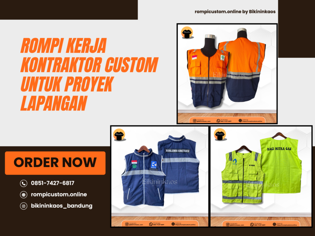 Rompi Kerja-Kontraktor Custom