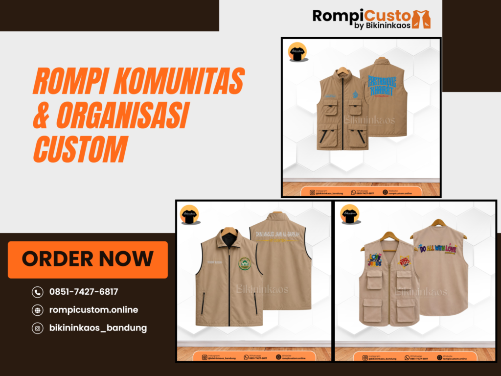 Rompi Komunitas & Organisasi Custom