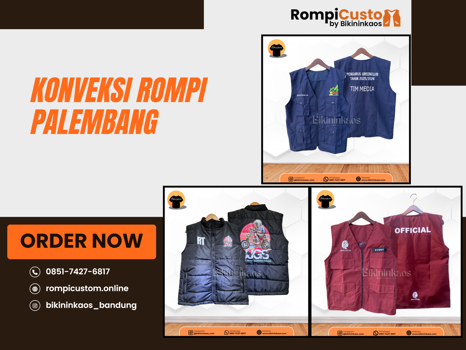 Konveksi Rompi Palembang