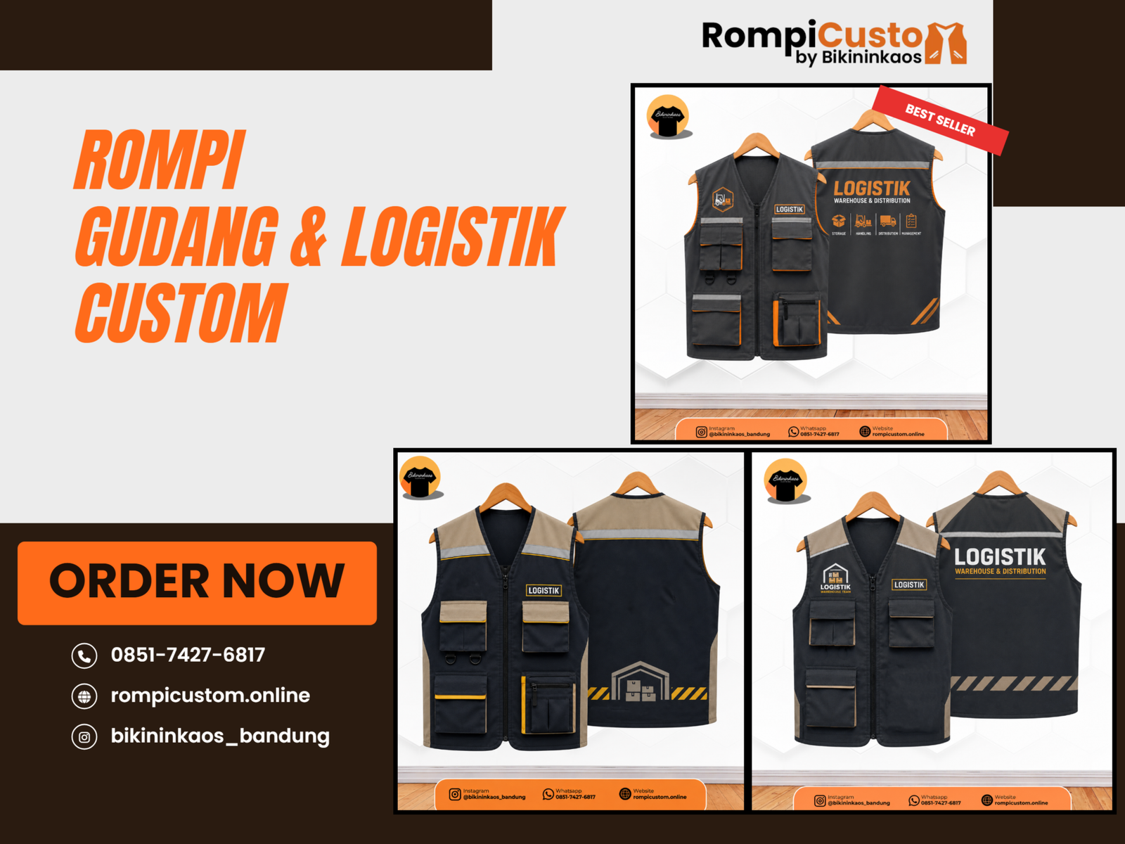 Rompi Gudang & Logistik Custom
