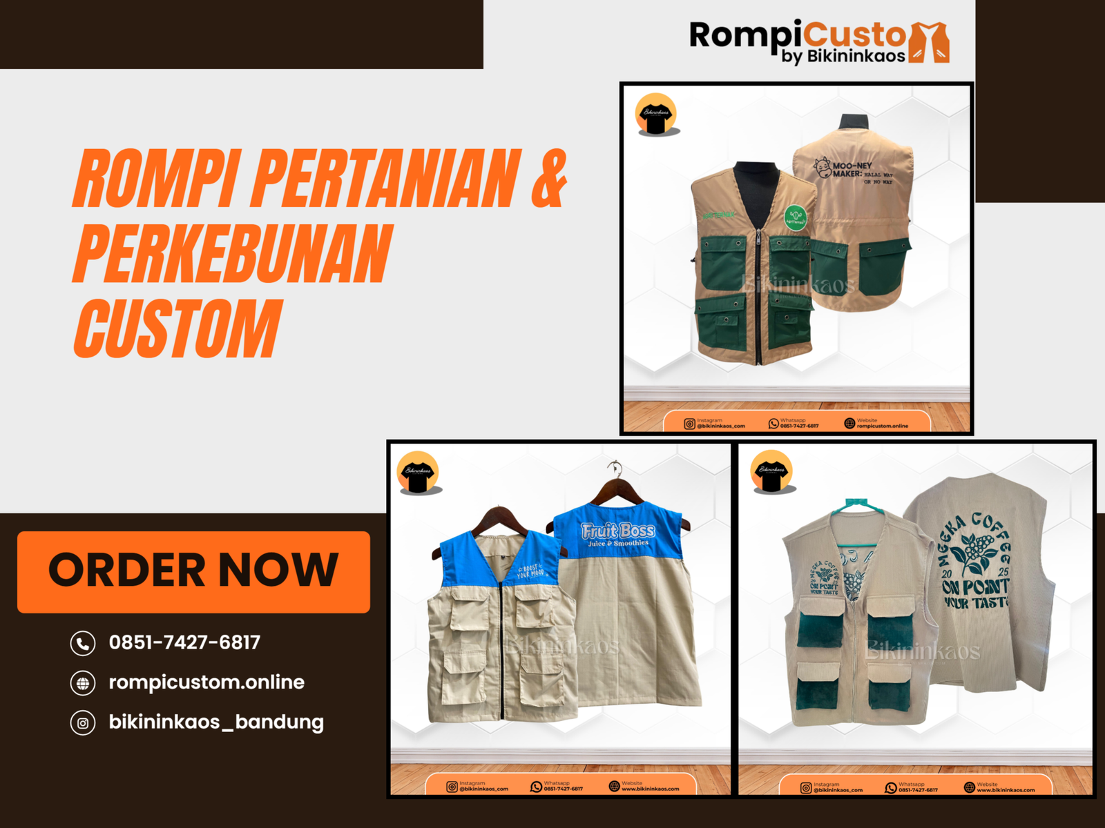 Rompi Pertanian & Perkebunan Custom