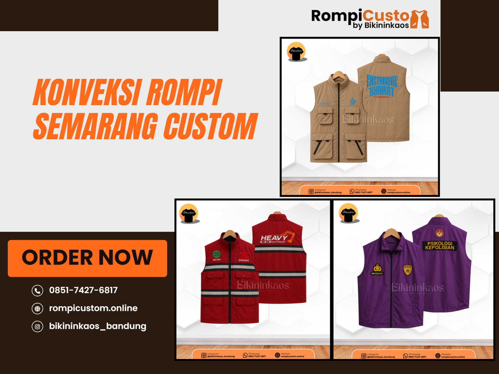 konveksi rompi Semarang